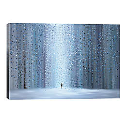 iCanvas Rainy Stroll Canvas Wall Art