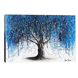 iCanvas Blue Midnight Tree Canvas Wall Art