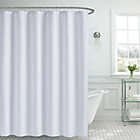 Alternate image 0 for Creative Home Ideas Elijah Solid Textured 70-Inch x 72-Inch Shower Curtain 13-Piece Set in White