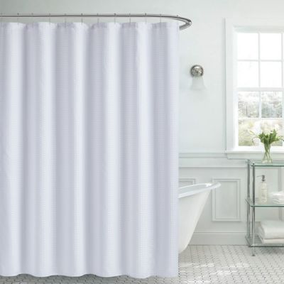 70" x 72" Bathroom Shower Curtain Popular Bath Alysia Ivory Leaf Collection 
