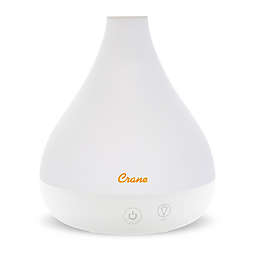 Crane 2-in-1 Personal Cool Mist Humidifier and Aroma Therapy Diffuser in White