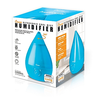 Crane Drop Cool-Mist Humidifier in Aqua. View a larger version of this product image.