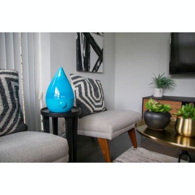 Crane Drop Cool-Mist Humidifier in Aqua. View a larger version of this product image.