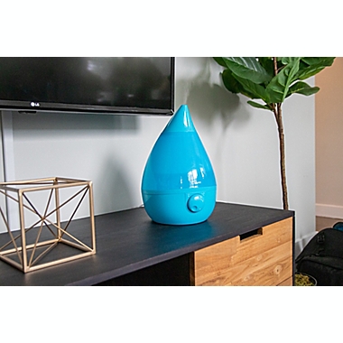 Crane Drop Cool-Mist Humidifier in Aqua. View a larger version of this product image.