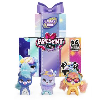 Present Pets 3-Pack Minis Galaxy Trio Plush Toy. View a larger version of this product image.