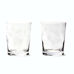 Fall Leaf Double Old Fashioned Glasses (Set of 2)