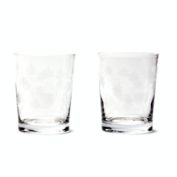 Fall Leaf Double Old Fashioned Glasses (Set of 2)