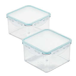 Lock & Lock Purely Better™ 2-Piece 44 oz. Square Food Storage Container Set