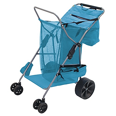 H for Happy&trade; Deluxe Beach Caddy in Teal. View a larger version of this product image.
