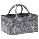 Alternate image 0 for Sammy &amp; Lou&reg; Floral Felt Storage Caddy in Grey/White
