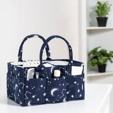 Sammy &amp; Lou&reg; Constellation Felt Storage Caddy in Blue/White. View a larger version of this product image.