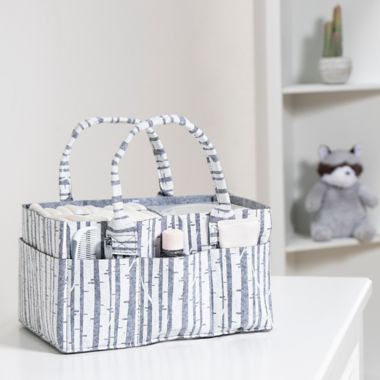 Sammy &amp; Lou&reg; Birch Felt Storage Caddy in White/Grey. View a larger version of this product image.