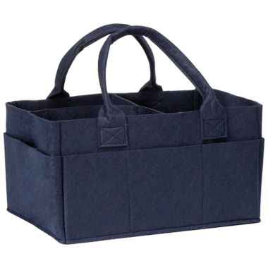 Sammy &amp; Lou&reg; Felt Storage Caddy in Navy. View a larger version of this product image.
