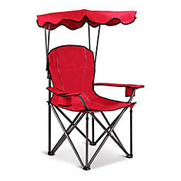 Casainc® Portable Folding Beach Canopy Chair in Red