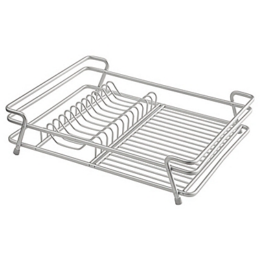 Squared Away&trade; 3-Piece Aluminum Dish Rack Set. View a larger version of this product image.
