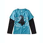 Alternate image 0 for Tea Collection Size 3T Otterly Awesome Layered Graphic Tee in Nordic Blue