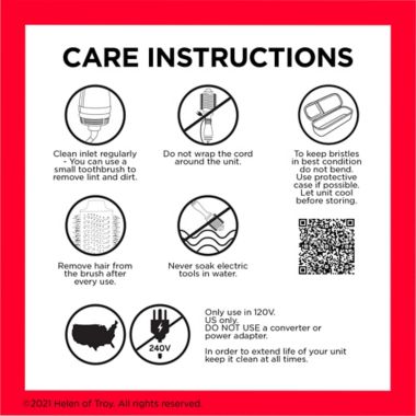 Revlon&reg; Detachable One-Step Hair Dryer and Volumizer PLUS in Black/Red. View a larger version of this product image.