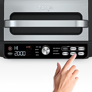 Ninja&reg; Foodi&reg; IG651C Smart XL Pro 7-in-1 Electric Grill in Black. View a larger version of this product image.