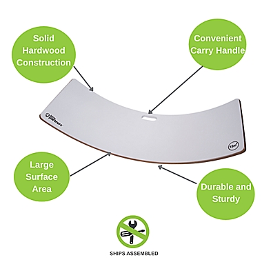 Little Partners&reg; Wobble Board in Soft White. View a larger version of this product image.