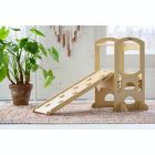 Alternate image 7 for Little Partners&reg; 2-in-1 Climbing Ramp-Slide in Natural
