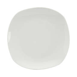 Tabletops Gallery® Soft Square Dinner Plates in White (Set of 10)