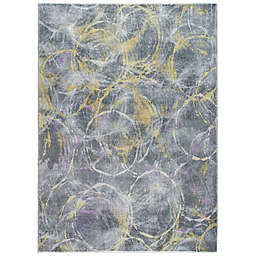 KAS Roxy Visions Rug in Grey/Gold