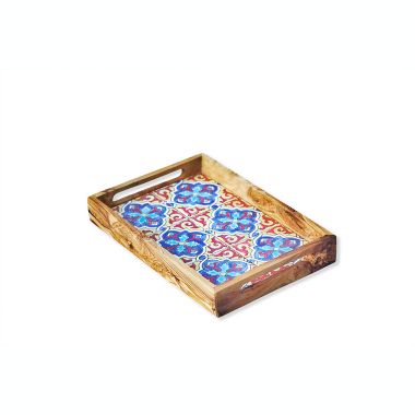 Kamsah 13-Inch Olive Wood Serving Platter in Alhambra. View a larger version of this product image.
