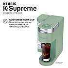 Alternate image 8 for Keurig&reg; K-Supreme&reg; Single Serve Keurig Coffee Maker MultiStream Tech in Silver Sage