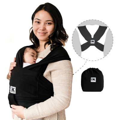 Baby K'tan Organic Baby Wrap Carrier Infant Child Sling Simple Wrap Medium TEAL 