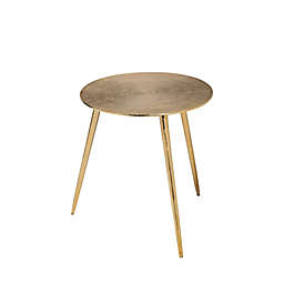 HomeRoots™ Small Round Starburst Accent Table in Gold