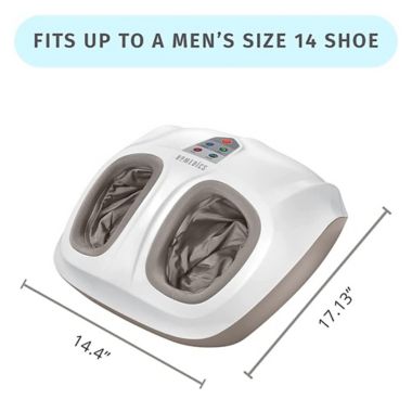 HoMedics&reg; Shiatsu Air Pro Foot Massager with Heat. View a larger version of this product image.