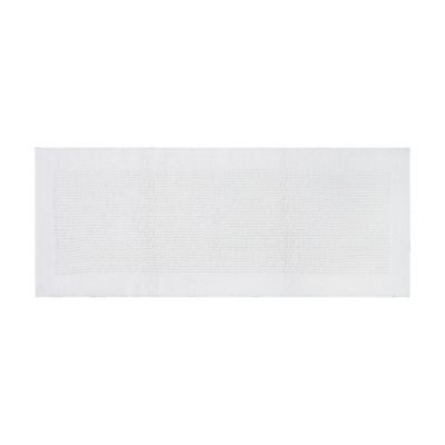 Haven&trade; Reversible Cotton 60&quot; x 24&quot; Bath Runner in Bright White