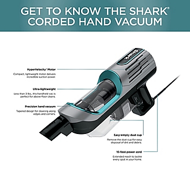 Shark&reg; HH202 UltraLight Pet Corded Handheld Vacuum. View a larger version of this product image.