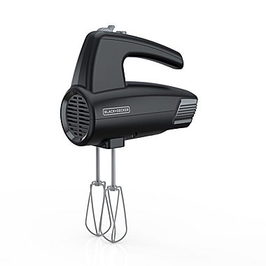 Black + Decker&trade; 5-Speed Hand Mixer in Black. View a larger version of this product image.