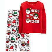 carter&#39;s&reg; 2-Piece Santa Snug-Fit Cotton and Fleece Pajama Set