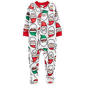 Carter's 2 Piece Snug Fit Top Fleece Bottom Sleepwear Pajama Reindeer Christmas 