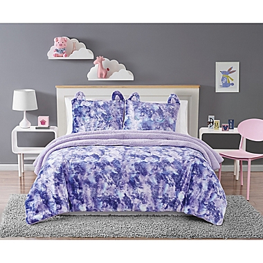 My World&reg; Rainbow Sweetie 3-Piece Full/Queen Comforter Set in Purple. View a larger version of this product image.