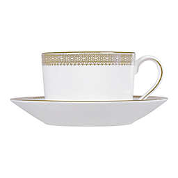 Vera Wang® Lace Gold Teacup & Saucer Set