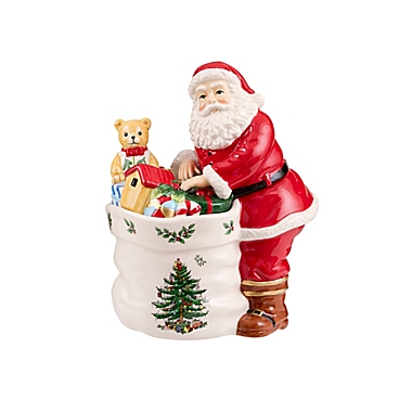 Spode Christmas Tree Santa Candy Bowl 