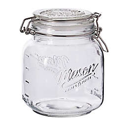Mason Craft & More® 34 oz. Clamp Food Storage Jars (Set of 2)
