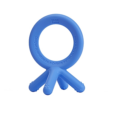 comotomo&reg; Silicone Baby Teether in Blue. View a larger version of this product image.