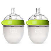 comotomo&reg; 2-Pack 5 oz. Baby Bottles in Green