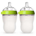 Alternate image 0 for comotomo&reg; 2-Pack 8 oz. Baby Bottles in Green