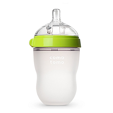 comotomo&reg; 8 oz. Baby Bottle in Green. View a larger version of this product image.