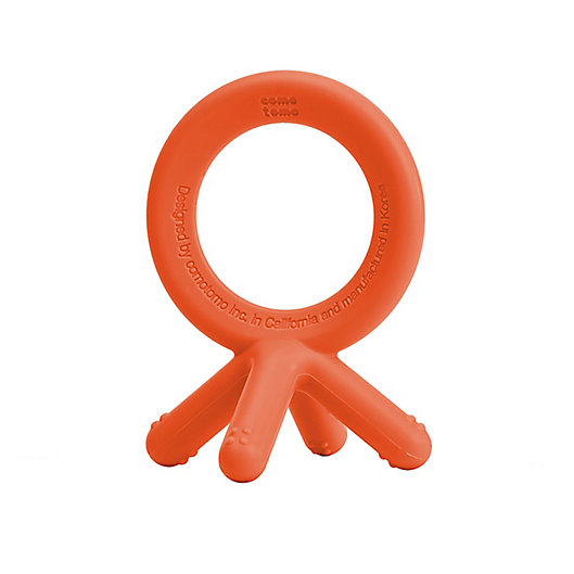Alternate image 1 for comotomo® Silicone Baby Teether in Orange