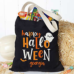 Happy Halloween Personalized Treat Bag