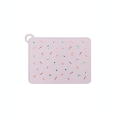 Loulou Lollipop&reg; Butterfly Print Rollable Silicone Placemat. View a larger version of this product image.