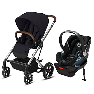 CYBEX Balios S Lux &amp; Aton 2 Travel System in Black. View a larger version of this product image.