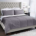 Alternate image 0 for Covermade&reg; Patented Easy Bed Making Down Alternative King Comforter in Pewter