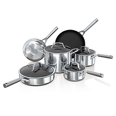 Ninja&trade; Foodi&trade; NeverStick&trade; Nonstick Stainless Steel Cookware Collection. View a larger version of this product image.